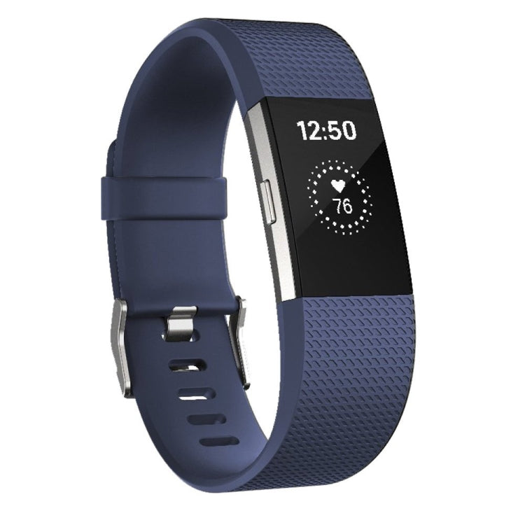 Square Pattern Adjustable Sport Watch Band for FITBIT Charge 2, Size: L, 12.5x8.5cm, L, Black, L, Light Pink, L, Coffee, L, Light Purple, L, Champagne Gold, L, Mint Green, L, Coral Red, L, Navy Blue, L, Dark Purple, L, Purple, L, Orange, L, Cyan, L, Pi...