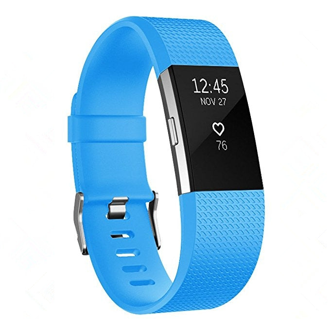 Square Pattern Adjustable Sport Watch Band for FITBIT Charge 2, Size: L, 12.5x8.5cm, L, Black, L, Light Pink, L, Coffee, L, Light Purple, L, Champagne Gold, L, Mint Green, L, Coral Red, L, Navy Blue, L, Dark Purple, L, Purple, L, Orange, L, Cyan, L, Pi...