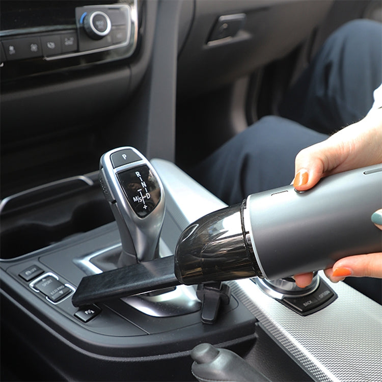 Car / Household Wireless Portable 90W Handheld Powerful Vacuum Cleaner, White, Navy Blue