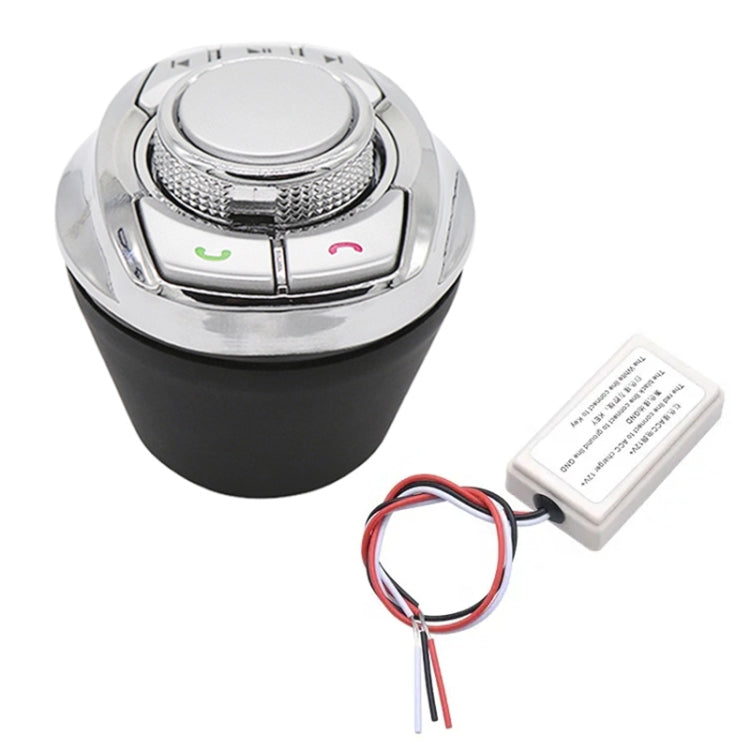 Multifunctional Car Cup Holder Wireless Knob Button Steering Wheel Button Remote Control without Light, without Light