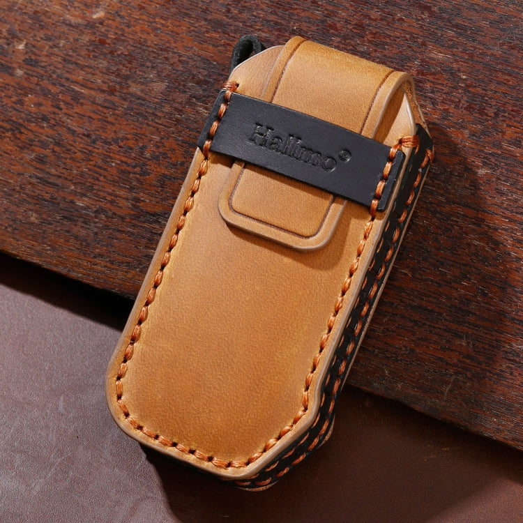 For Kia 5-button Hallmo Car Cowhide Leather Key Protective Cover Key Case, C202