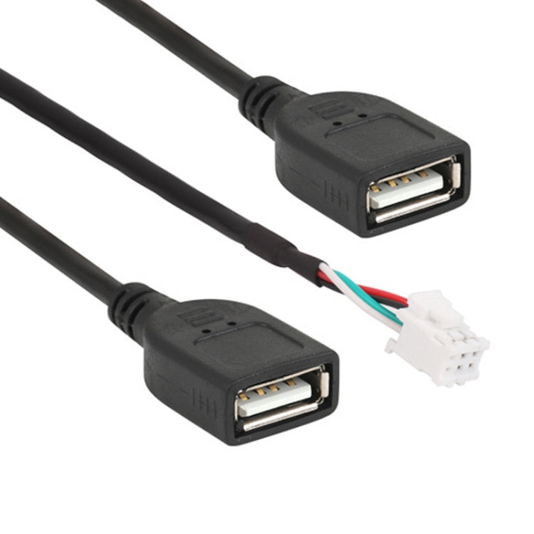 Palminfo Android Navigation 6 Pin Dual USB Connection Wiring Harness, 6 Pin Dual USB