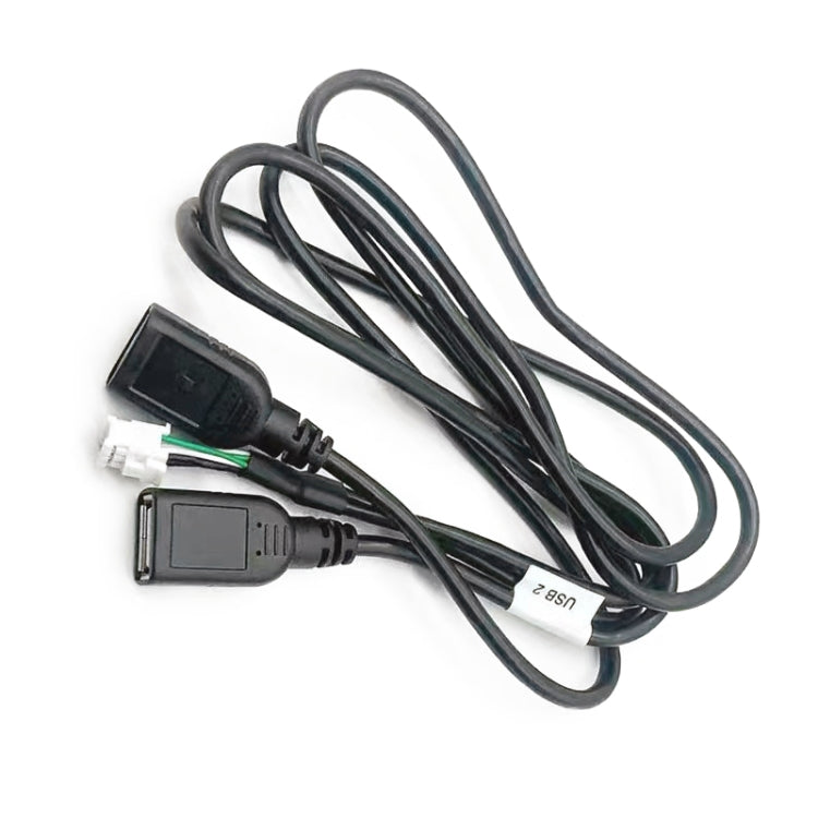 Palminfo Android Navigation 6 Pin Dual USB Connection Wiring Harness, 6 Pin Dual USB