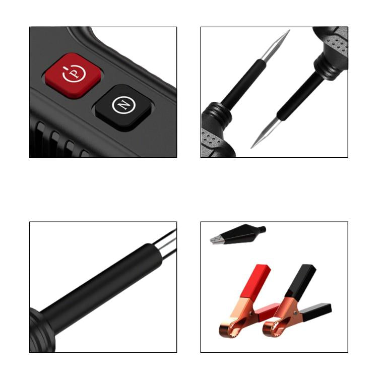 P100 5V-40V Electric Circuit Tester, Two Power Supply, Cable Length: 1.53m, P100