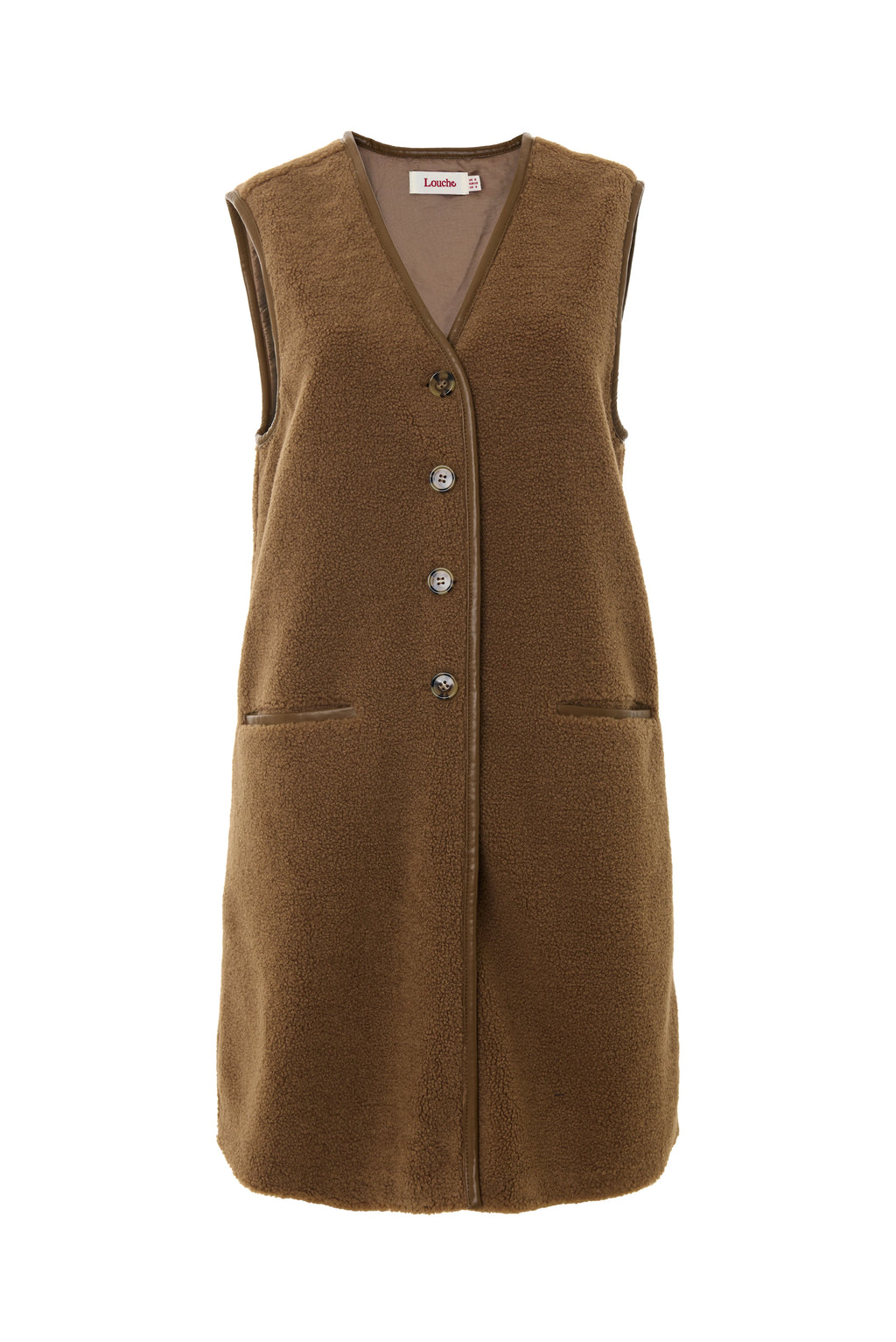 Cathel Borg Longline Waistcoat - Nutmeg