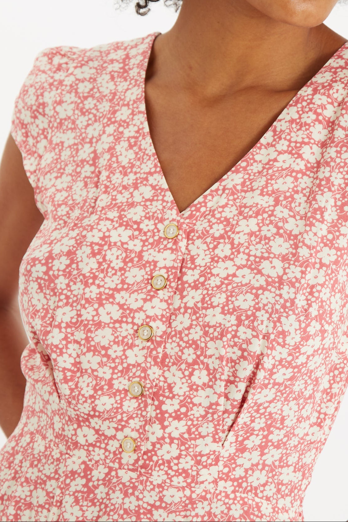 Cathleen Mini Periwinkle Tea Dress