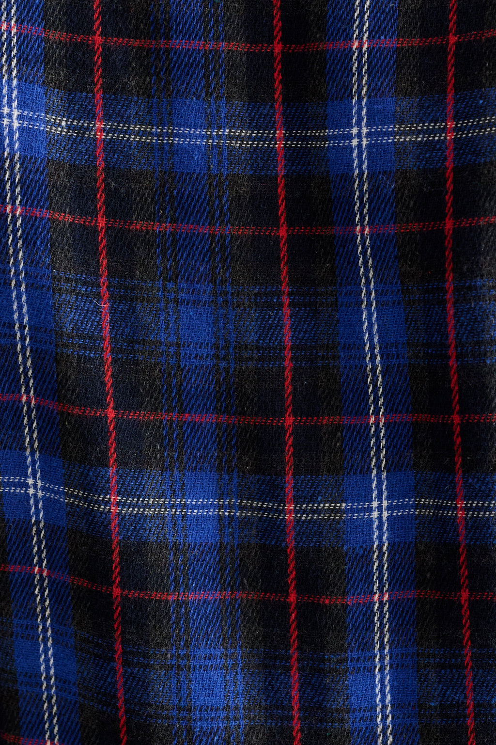 Catlin Winter Check Button Through Midi Dress - Blue