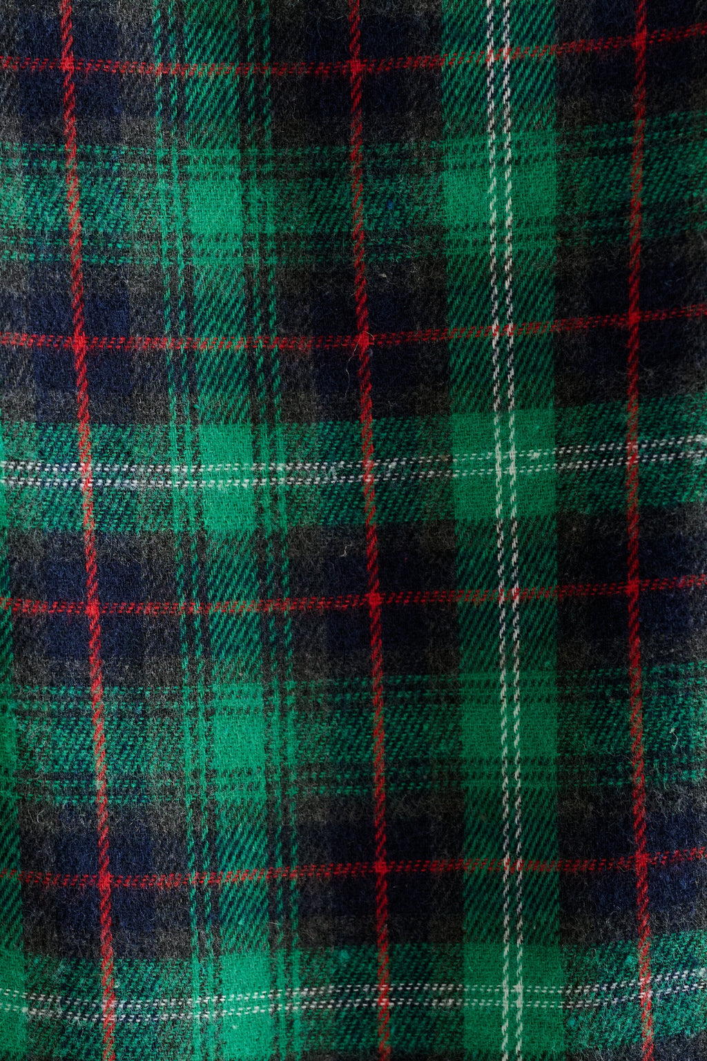 Catlin Winter Check Button Through Midi Dress - Green