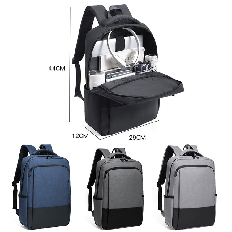 cxs-611 Multifunctional Oxford Laptop Bag Backpack(Light Grey)