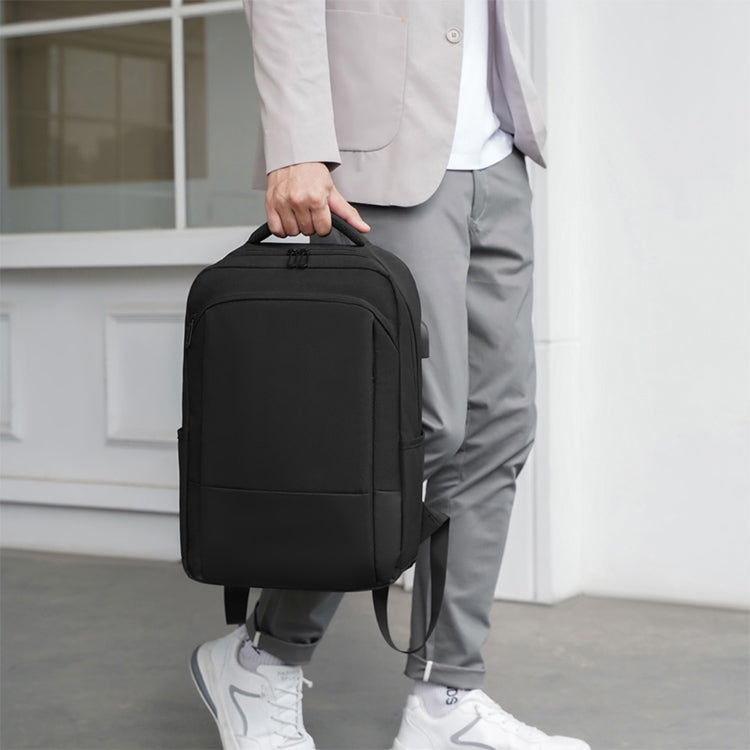 cxs-611 Multifunctional Oxford Laptop Bag Backpack(Light Grey)