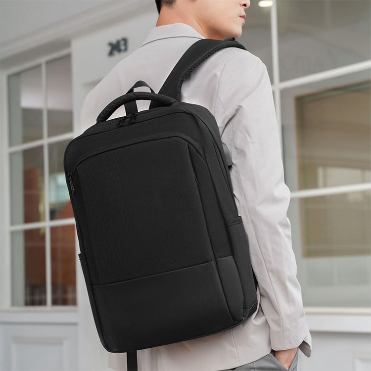 cxs-611 Multifunctional Oxford Laptop Bag Backpack(Light Grey)