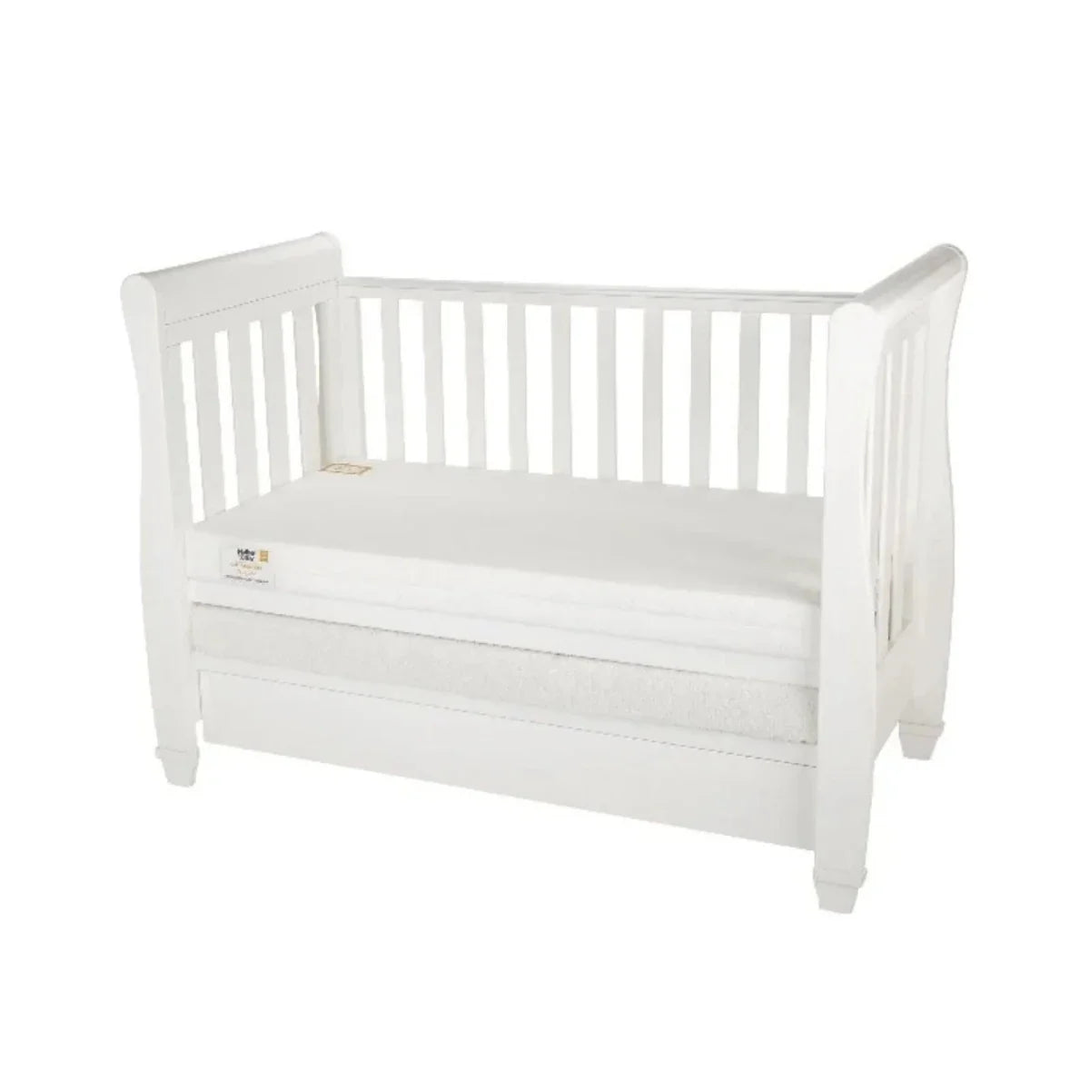 CuddleCo Mother&Baby Pure Gold Anti-Allergy Coir Pocket Sprung Cot bed Mattress 140 x 70cm