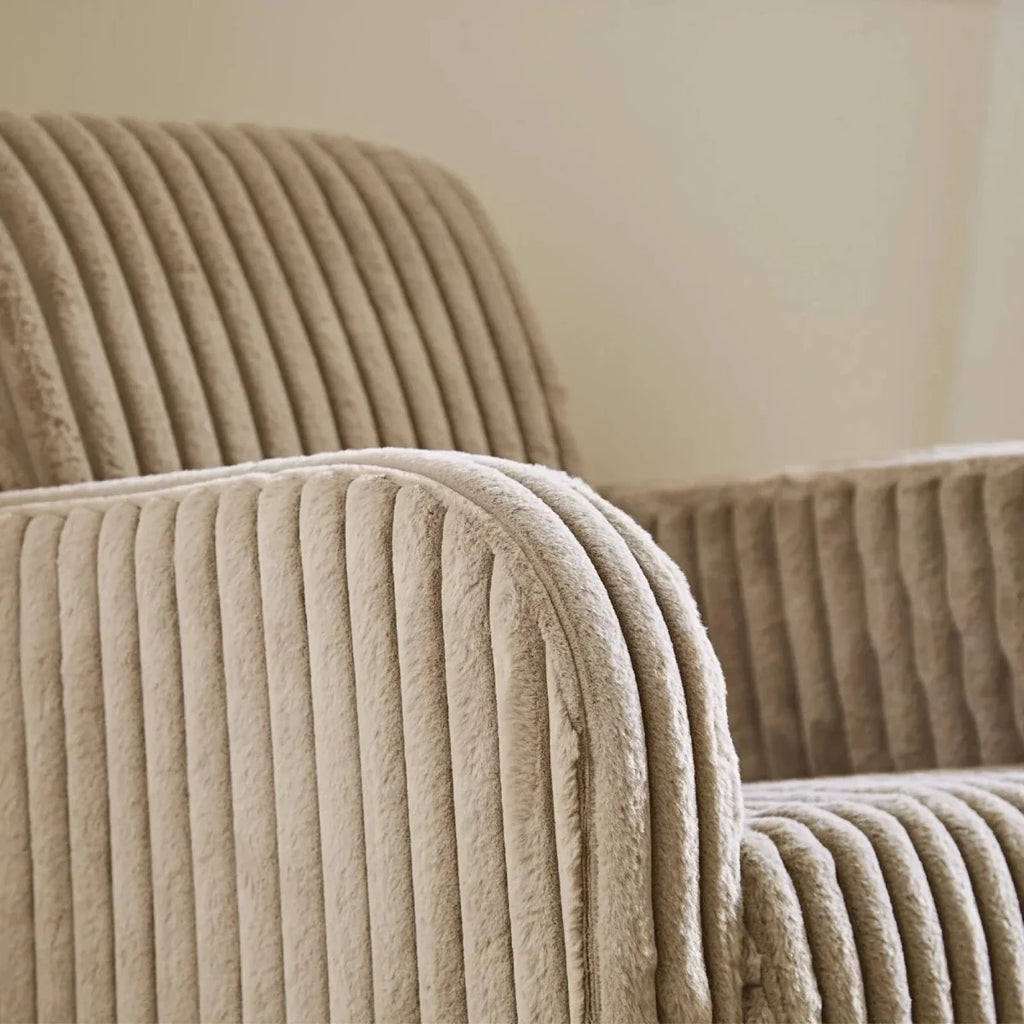 CuddleCo Etta Nursing Chair - Faux Fur Mink