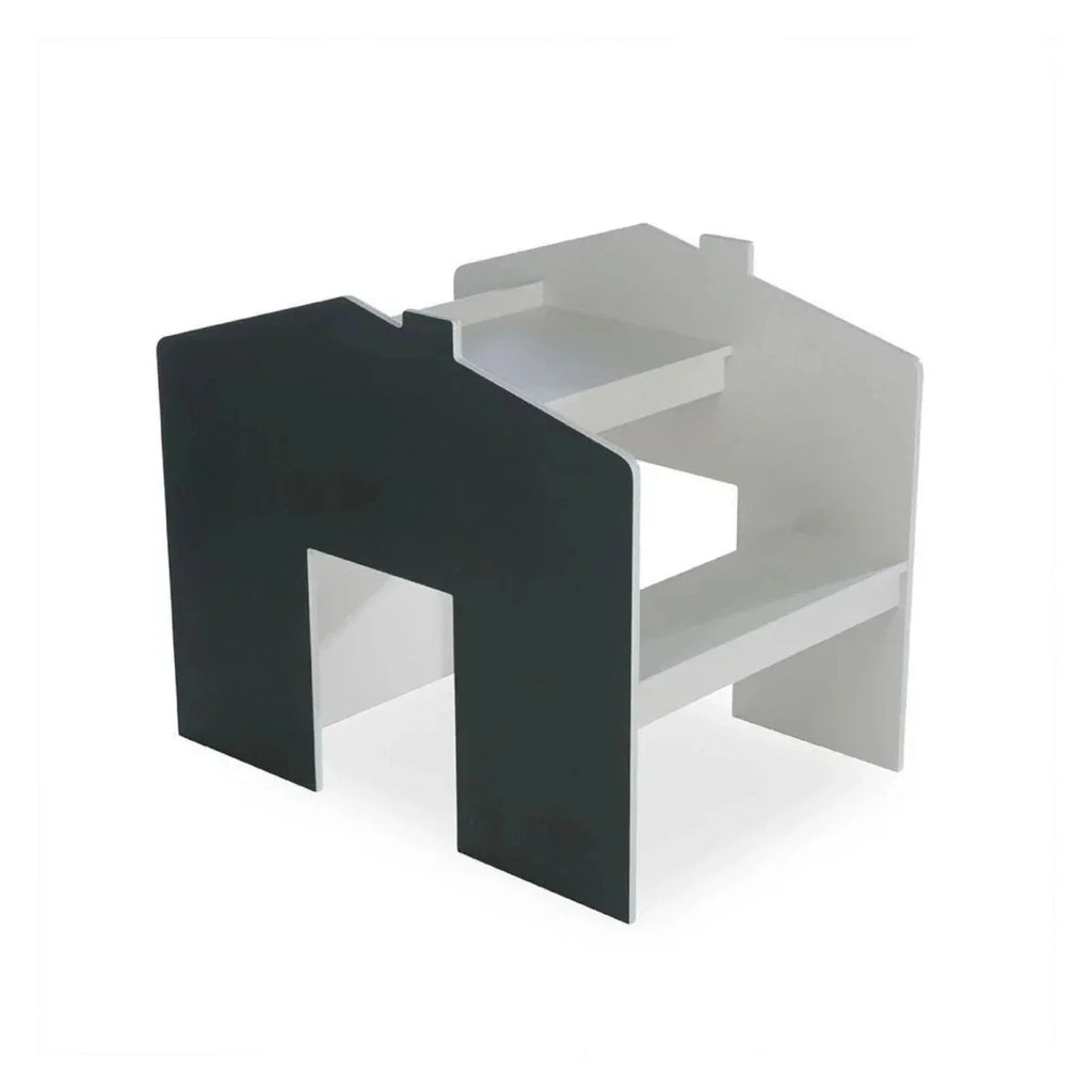 CuddleCo Play House Storage Desk with Bench - Pebble
