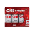CHI Home Stylist Kit 350ml Infra Shampoo + 350ml Infra Treatment + 350ml Keratin Mist + 50ml Silk Infusion