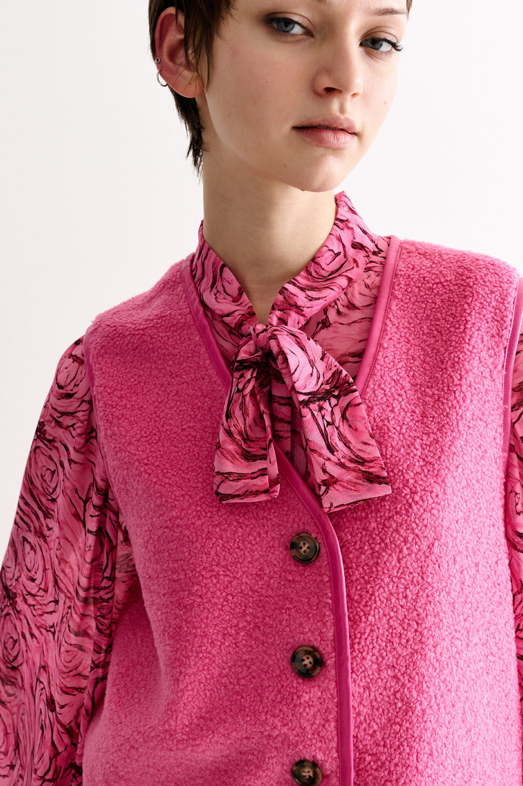 Chris Borg Waistcoat - Pink