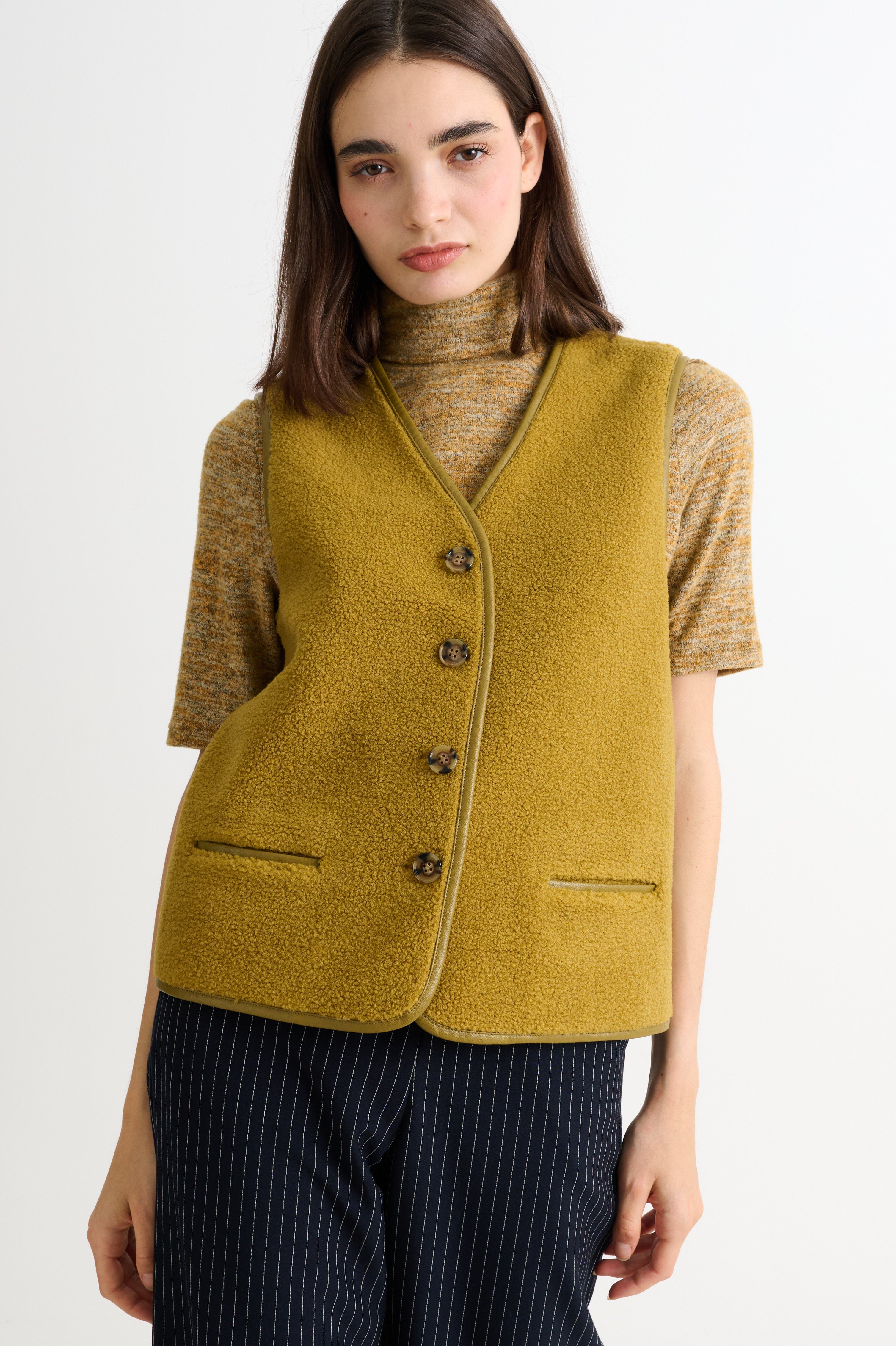 Chris Borg Waistcoat - Mustard