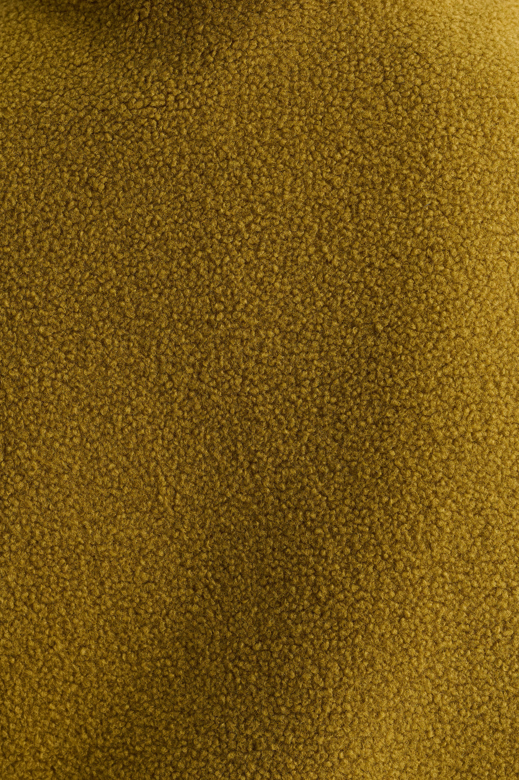 Apple Borg Faux Fur Collar Cropped Jacket - Mustard