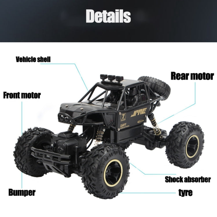 2.4GHz 4WD Double Motors Off-Road Climbing Car Remote Control Vehicle, Model:6026(Black)