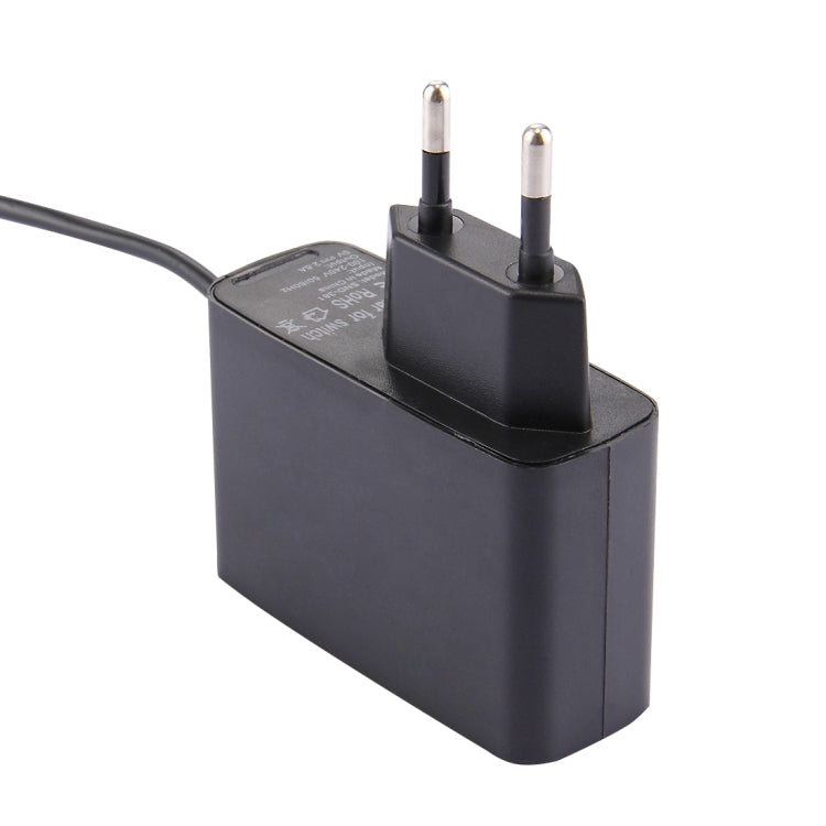 For Nintendo Switch NS Game Console Wall Adapter Charger Charger Adapter Charging Power, DC 5V, Cable Length: 1.5m, EU Plug(Black)