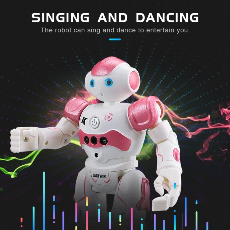 JJR/C R2 CADY WIDA RC Robot Gesture Sensor Dancing Intelligent Program Toy Gift for Children Kids Entertainment with Remote Control(Pink)