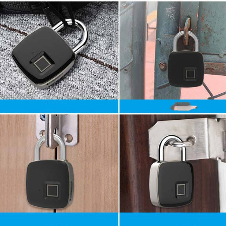 Anytek P3+ Against Theft Non-password Electrically Intelligent Fingerprint Padlock, Support APP Unlock
