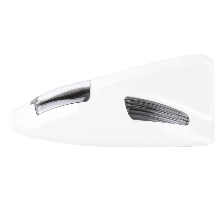 Solar Colorful Light Anti Collision Shark Fin Car Taillight LED Flash Warning Light Caution Light