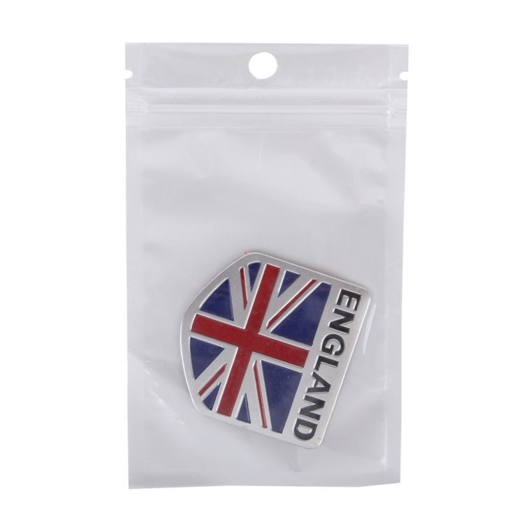 England Flag Style Metal Car Sticker, England Flag