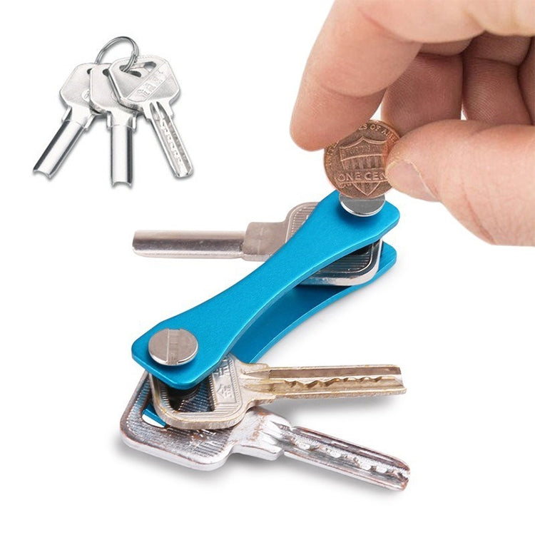 Portable Metal Key Storage Clip, (Black), (Orange), (Pink), (Green), (Grey), (Blue), (Red)