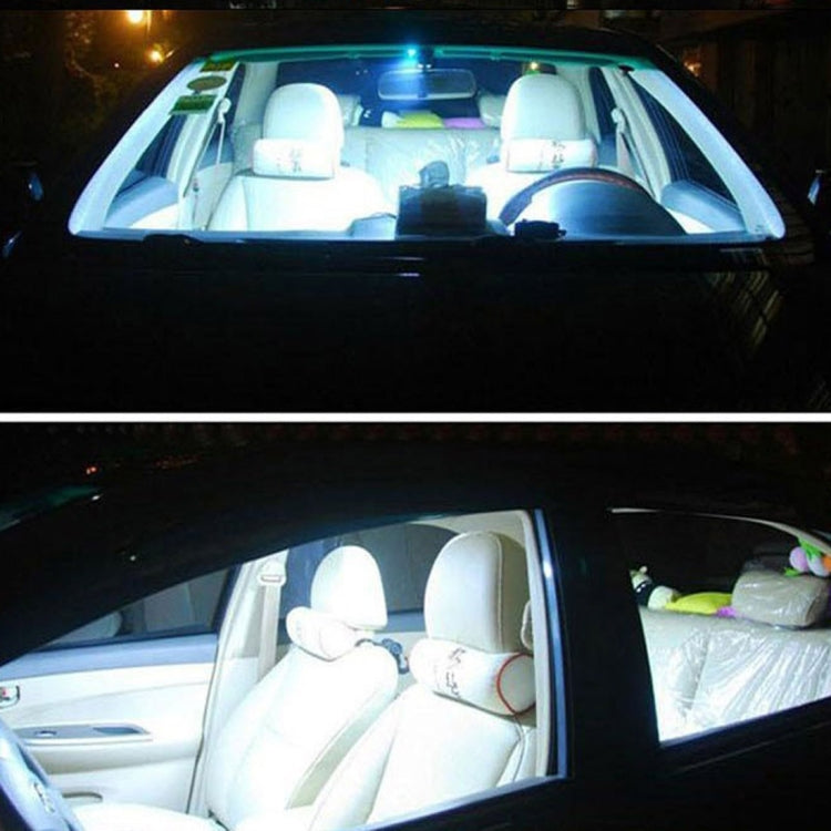 2 PCS Festoon 36mm 2W 160LM White Light 16 LED SMD 4014 Error Free License Plate Lights Car Light Bulb, 36mm