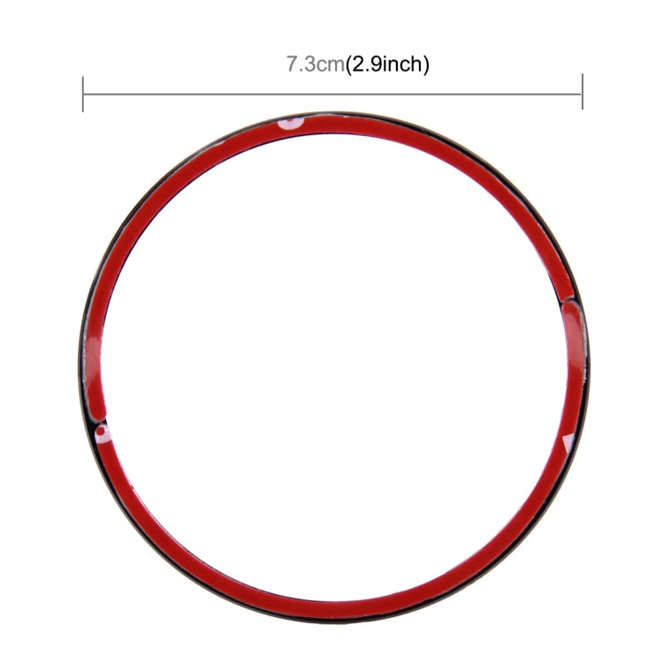 4 PCS Car Aluminum Wheel Hub Deroration Ring For Cadillac