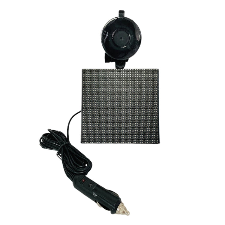 32x32 Pixel Full Color Wireless Bluetooth APP Control Emoticon Smile Faces LED Car Sign LED Display Lighting Board, 32x32 Pixel Car Charging