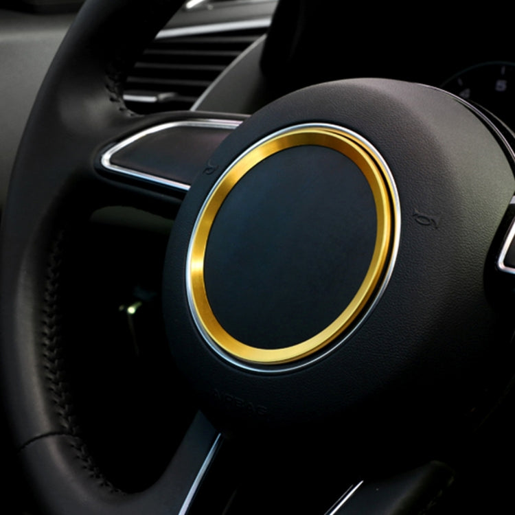 Car Aluminum Steering Wheel Decoration Ring For Audi, For Audi