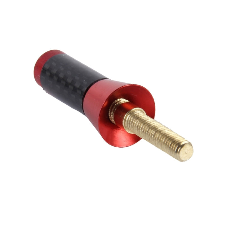 Carbon Fiber Aluminum Short Antenna Polished Universal Screws Base(Small Size), 3.4cm