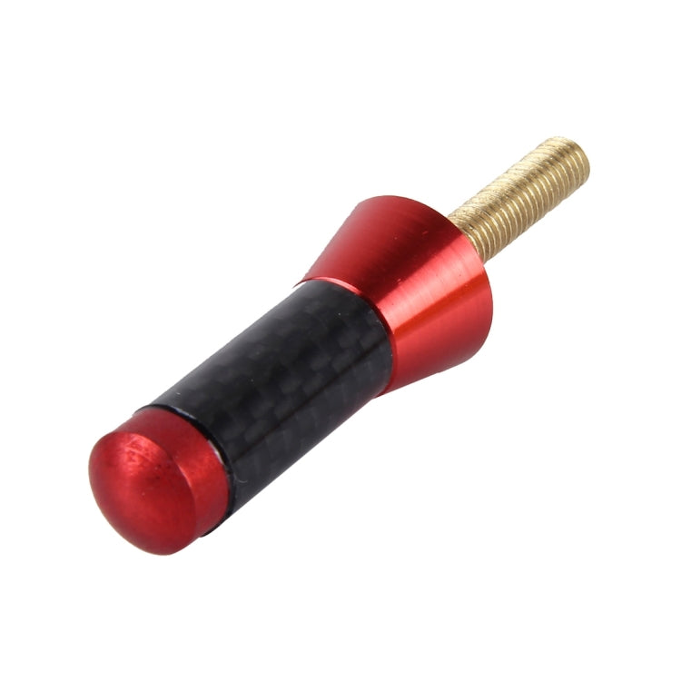 Carbon Fiber Aluminum Short Antenna Polished Universal Screws Base(Small Size), 3.4cm