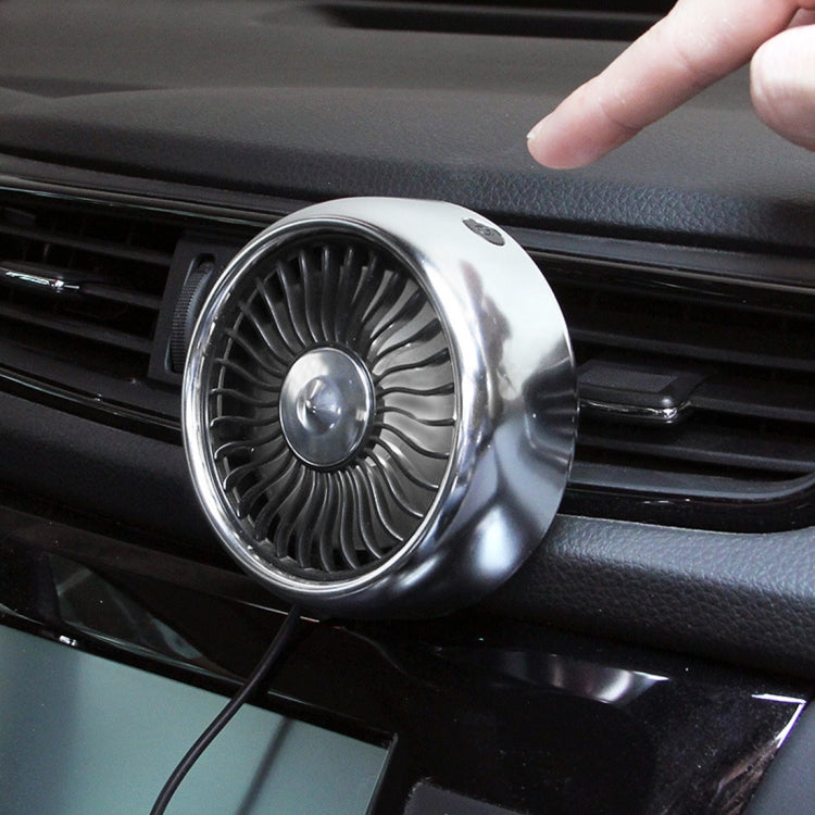 Multi-function Portable Car Air Outlet Sucker Electric Cooling Fan, Multi-function (Black), Multi-function (Silver)
