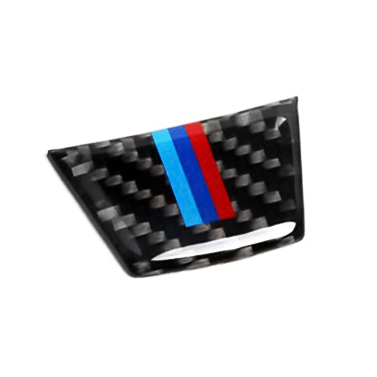 Car Carbon Fiber Steering Wheel Decorative Sticker for BMW E90 / E92, Steering Wheel Decorative Sticker A