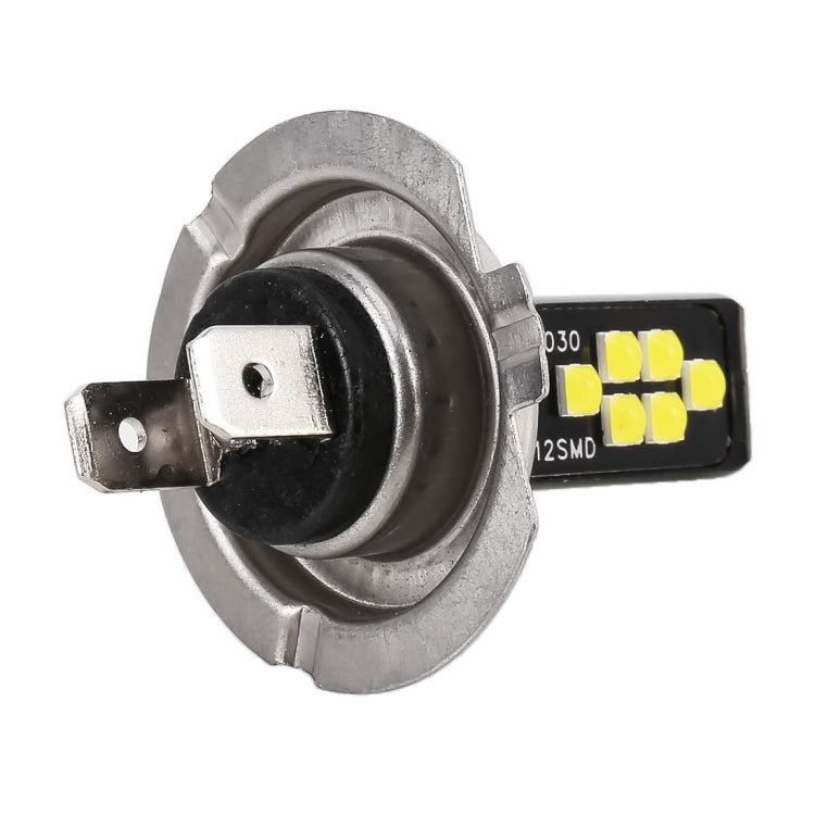 2 PCS H7 DC9-16V / 3.5W / 6000K / 320LM Car Auto Fog Light 12LEDs SMD-ZH3030 Lamps, with Constant Current