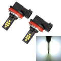 2 PCS H11 DC9-16V / 3.5W / 6000K / 320LM Car Auto Fog Light 12LEDs SMD-ZH3030 Lamps, with Constant Current, H11