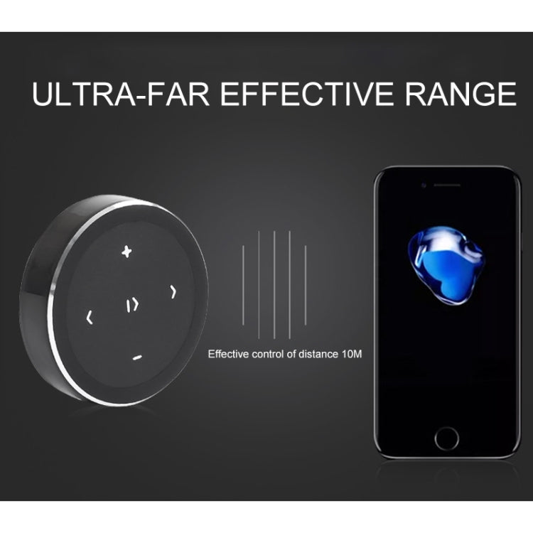 Car Wireless Bluetooth Controller Mobile Phone Multimedia Multi-functional Steering Wheel Remote Controller, RXW-1 (Black), RXW-1 (Silver)