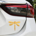 Dragonfly Shape Car Metal Body Decorative Sticker, Dragonfly Shape (Gold), Dragonfly Shape (Silver)