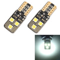 2 PCS T10 / W5W / 168 / 194 DC12V / 1.6W / 6000K / 110LM 6LEDs SMD-3030 Car Clearance Light, with Decoder