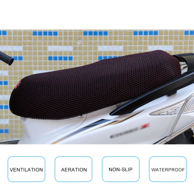 Waterproof Motorcycle Sun Protection Heat Insulation Seat Cover Prevent Bask In Seat Scooter Cushion Protect, Size: XXL, Length: 86- 92cm; Width: 40-56cm, Size: XXL (Black Gold), Size: XXL (Black Red), Size: XXL (Black Blue), Size: XXL (Colour)        ...