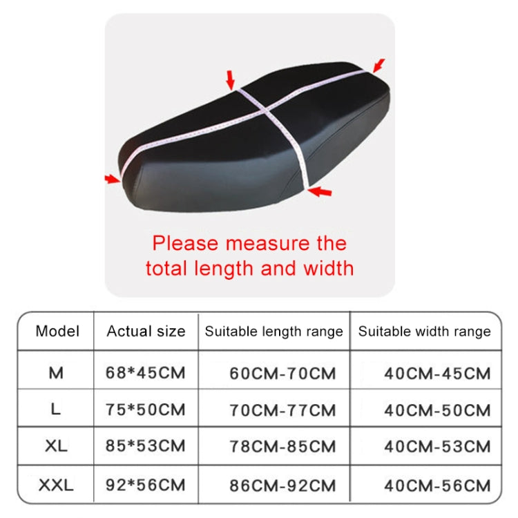 Waterproof Motorcycle Sun Protection Heat Insulation Seat Cover Prevent Bask In Seat Scooter Cushion Protect, Size: XXL, Length: 86- 92cm; Width: 40-56cm, Size: XXL (Black Gold), Size: XXL (Black Red), Size: XXL (Black Blue), Size: XXL (Colour)        ...