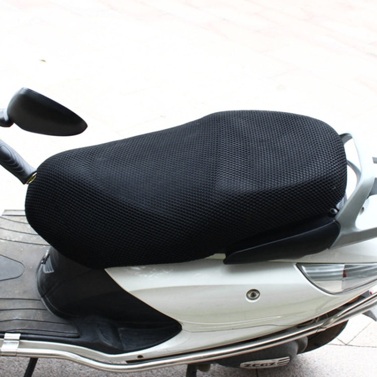 Motorcycle Breathable Sunscreen Double Layer 3D Honeycomb Small Hole Polyester Cushion Mesh, Size: L, Length: 86cm; Width: 51cm, Size: L