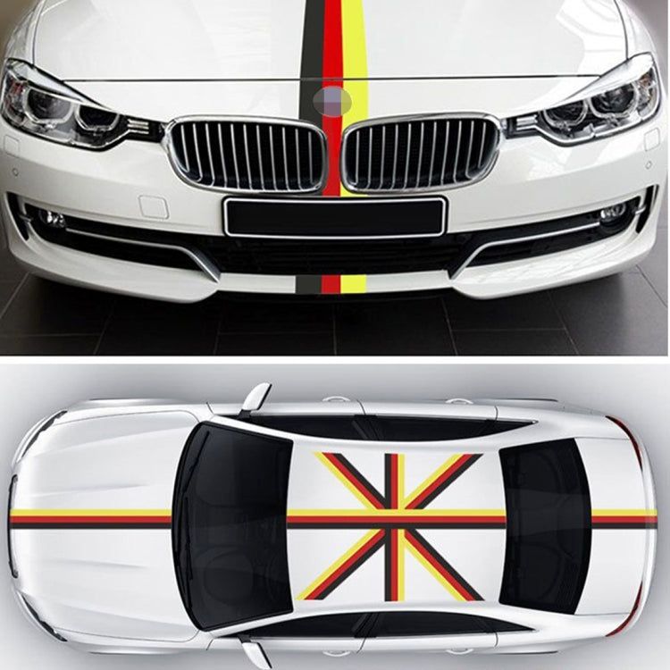 5m German Flag Car Plastic Wrap Sticker Decal Film, Germany Natianality Flag/5m