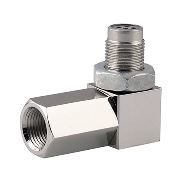 90 Degree Car Oxygen Sensor Spacer Engine Light CEL Check Bung Mini Catalytic Converter M18 x 1.5, 90 Degree