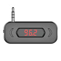 Doosl DSER116 Multifunctional Car FM Transmitter Wireless Music Receiver with 3.5mm Jack & LCD Display, Support Hands-free Call, DSER116