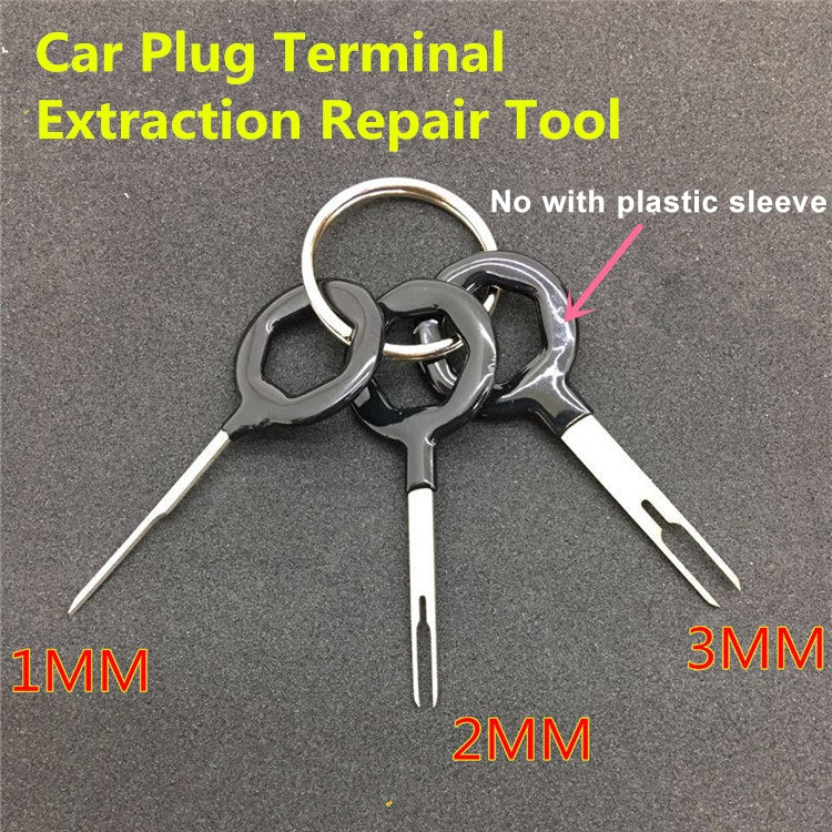 3 PCS Auto Car Plug Circuit Board Wire Harness Terminal Extraction Pick Connector Crimp Pin Back Needle Remove Tool, 3 PCS