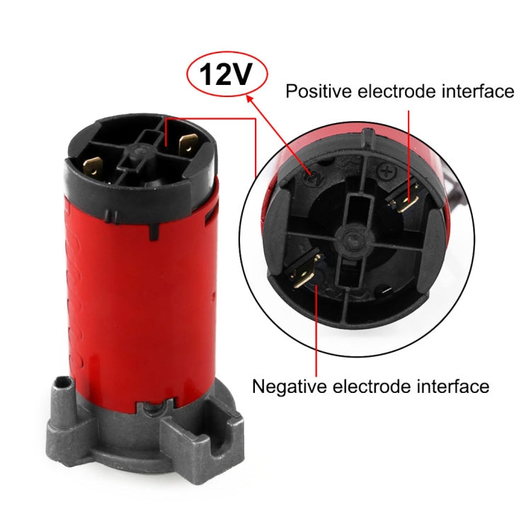 12V Portable Air Compressor for Air Horn Car Truck Vehicle, 12V Red